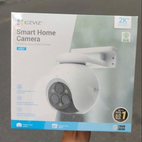 EZVIZ H80F Multi Camera Wi-Fi ngoài trời với ba ống kính 4MP+4MP+4MP (2 Khung hình + 1 Zoom x12)