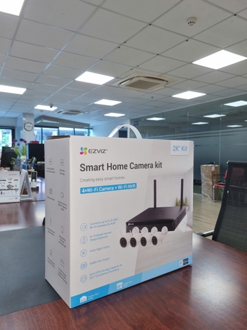 EZVIZ BW3844 - Bộ Kit 4 Camera Wi-Fi H3c 4MP và 1 Wi-Fi NVR X5S (8 kênh)