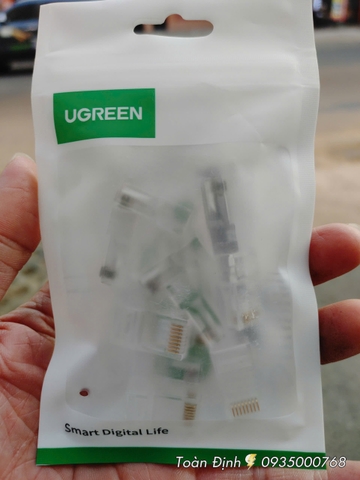 Túi đầu mạng UGREEN RJ45 Cat6 UTP (10c)