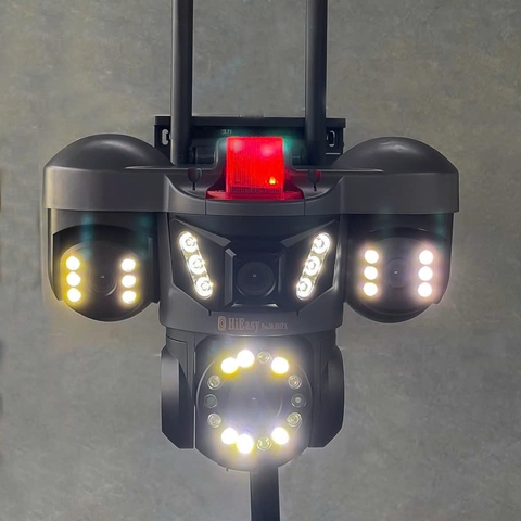 YOOSEE W712 - Camera Wi-Fi 4 mắt 4 khung hình độc lập, hiển thị 4 khung cùng lúc như Camera IP hệ thống - App: HiEasy Pro