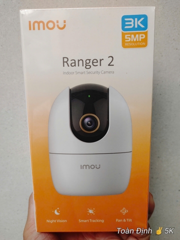 Camera Wi-Fi 5MP IMOU A52 (Ranger 2 - Thùng 30c)