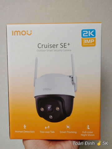 Camera Wi-Fi 3MP IMOU Cruiser SE+ 2K  | IPC-S31FEP | Đàm thoại 2 chiều | Thùng 8 cái | Qui cách đóng gói 1c: 20x16x16cm