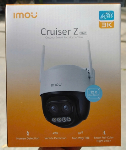 Camera Wi-Fi 5MP IMOU Cruiser Z I S7DP I Ống kính kép Zoom 12x