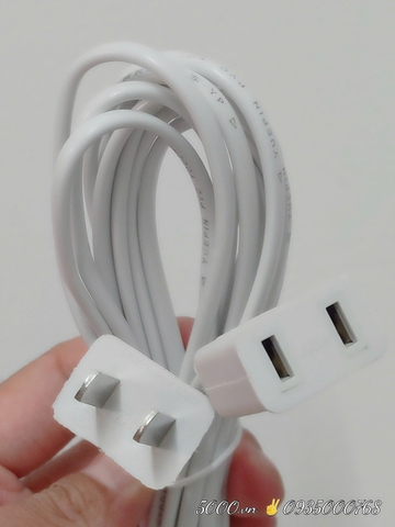Phích cắm âm dài 5 mét - Nối  dài tiện lợi, sẵn 2 đầu đực và cái, bịch 1 cái