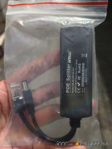 (4) Đầu chuyển POE SPLITTER từ POE ra 12V / 5V / hoặc 2 cổng POE cho camera và thiết bị mạng - Bảo hành tem 3 tháng