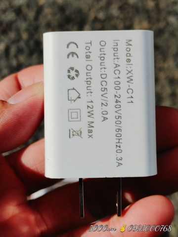 Cóc sạc 5V2A - Hàng Công Ty | Bảo hành 3 tháng