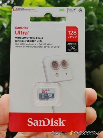 Thẻ nhớ SANDISK 128GB Chính Hãng ✌ Lifetime | Hộp 100c