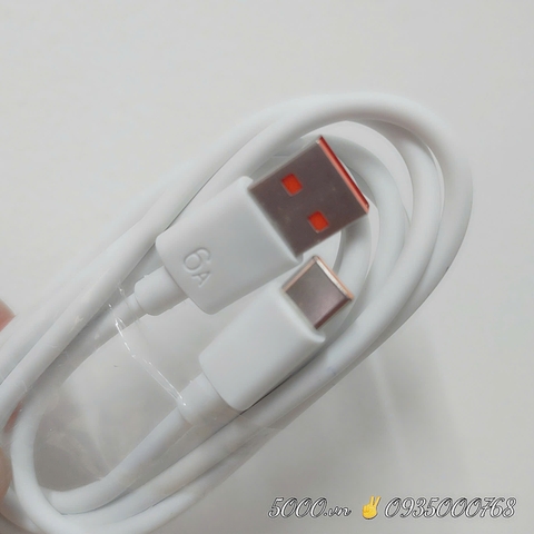 Dây sạc Type-C chuẩn USB 3.1 màu cam, zin bóc hộp Camera | Dài 1.5 mét (Bảo hành 3 tháng | 24 Tặng 1 | Thùng 200 sợi)