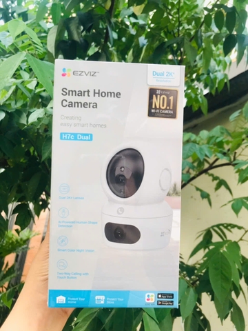 EZVIZ H7C Dual 8MP Camera Wi-Fi 2 mắt 2 khung 4MP + 4MP (Chân đế thiết kế thông minh)