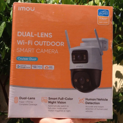 IMOU S7XP 10MP (Camera Wi-Fi Cruiser Dual | Outdoor | FullColor | Có đèn báo động trắng | Dual Lens 5MP+5MP)