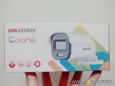 Analog Camera Hikvision DS-2CE10DF0T-FS (3.6MM) | Có micro | Có màu