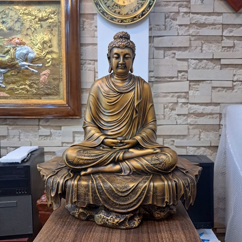 Tượng Đồng Phật Thích Ca – Biểu Tượng Bình An, Trí Tuệ Và Phong Thủy May Mắn