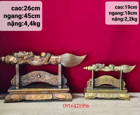 Bút Thư Pháp Bằng Đồng Phong Thủy – khai sáng trí tuệ, nâng tầm công danh | Quà Tặng Phong Thủy