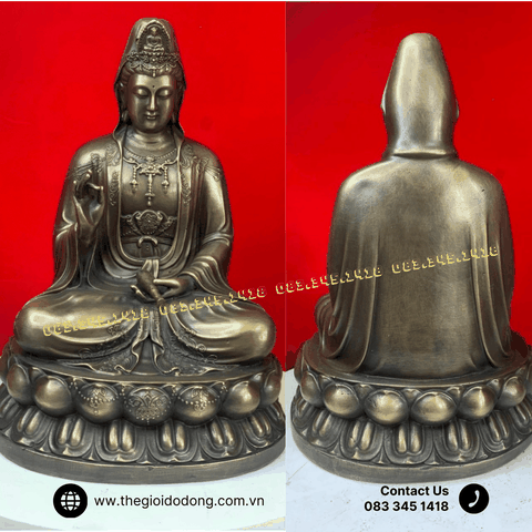 Tượng Phật Bà Quan Âm Bằng Đồng