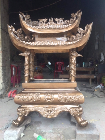 Lư Hương Hóa Vàng Bằng Đồng Cỡ Lớn