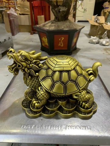 Tượng Long Quy Bát Quái Bằng Đồng – Linh Vật Phong Thủy Chiêu Tài Hóa Sát