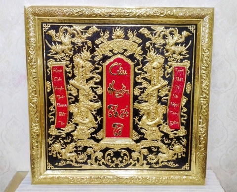 Liễn Thờ Cửu Huyền Thất Tổ Bằng Đồng – Chạm Khắc Tinh Xảo, Giá Tốt Tại Xưởng