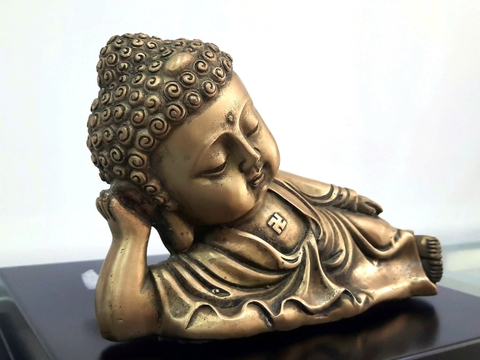 Tượng A Di Đà Nhập Niết Bàn Bằng Đồng - Nguồn năng Lượng An Lành