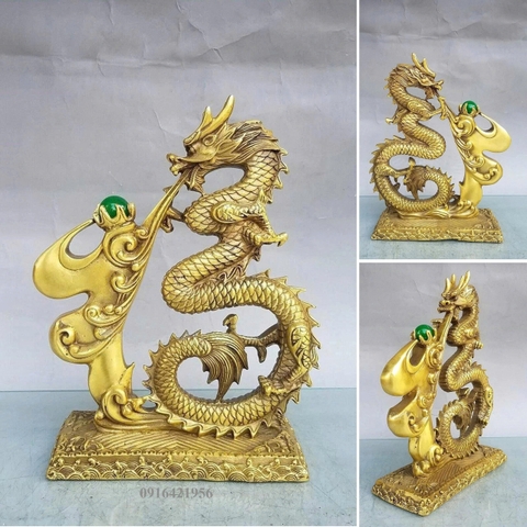 Tượng Rồng Phong Thủy Bằng Đồng – Rồng Phun Ngọc: Chiêu Tài, Hóa Sát, Mở Lộc