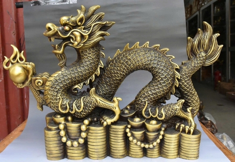 Tượng Rồng Bằng Đồng Phong Thủy – Rồng Vảy Đế Tiền Chiêu Tài, Tăng Vượng Khí