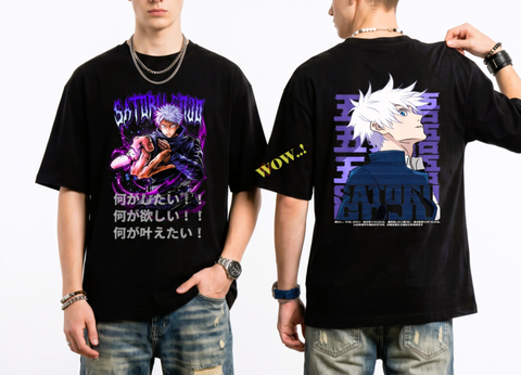 🔥🔥GOJO SATORU_ Áo thun Oversize_Unisex _Phiên bản giới hạn!🔥