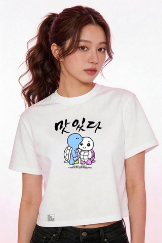 Yummy - Áo thun tay ngắn nữ đậm chất Hàn 100% cotton 4c cao cấp