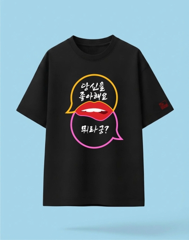 I LIKE YOU - Áo Oversize_Unisex chuẩn phong cách Hàn Quốc