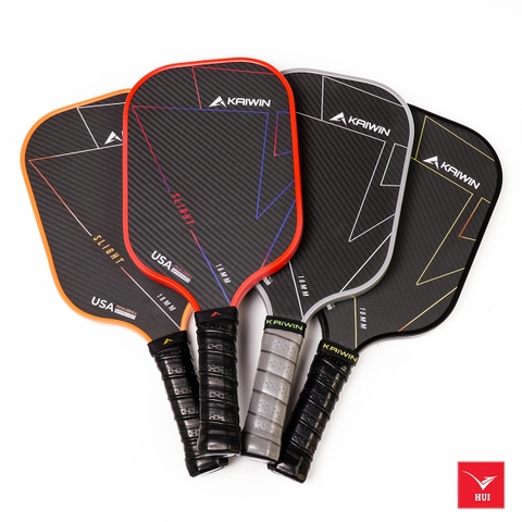 Vợt Pickleball Kaiwin Slight mặt vợt Carbon T1000 cao cấp, siêu nhám, siêu cứng đạt tiêu chuẩn USPA