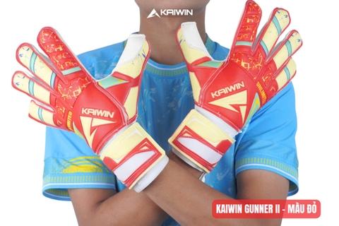 Găng tay thủ môn Kaiwin GUNNER - Mút Latex Gripppy Đức 4mm