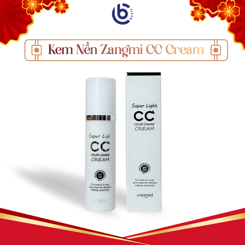 ZANGMI Super Light CC Cream – Kem Nền Trang Điểm Che Khuyết Điểm Tự Nhiên