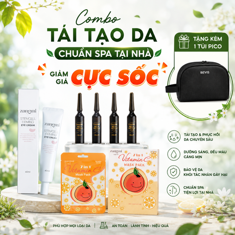 Combo Tái tạo da -Chuẩn Spa tại nhà