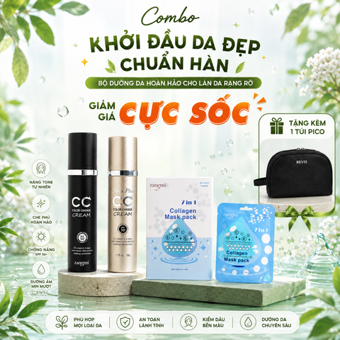 Combo Khởi Đầu Da Đẹp chuẩn Hàn