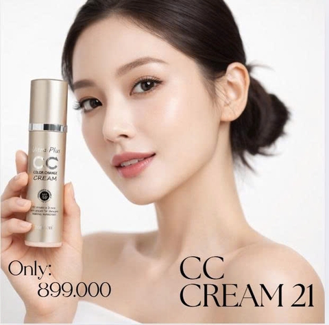 Kem CC Cream ZANGMI Ultra Plus SPF50+ PA+++ Che Khuyết Điểm Nâng Tông Trắng Da Kiềm Dầu Hàn Quốc 50g