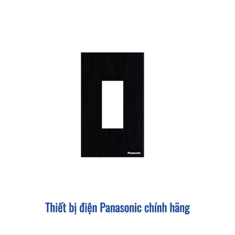 Mặt CB 1 tép Panasonic WEV7001MB - Màu Đen Ánh Kim (Refina)