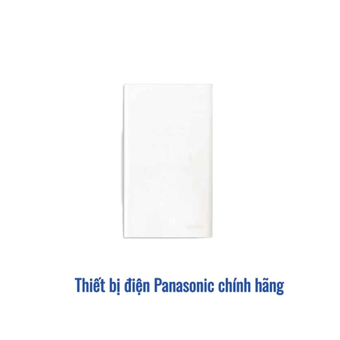 Mặt kín đơn Panasonic WEV68910MW - Màu Trắng Ánh Kim (Refina)