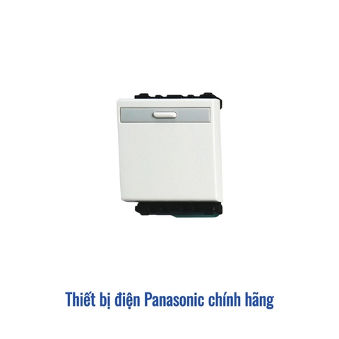 Hạt công tắc B 1 chiều Panasonic WEV5521SW - 16A Cắm nhanh hiện đại