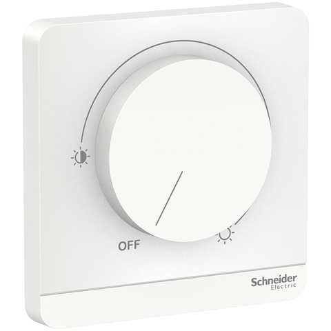 Bộ Điều Chỉnh Ánh Sáng Đèn 250VA Vuông Màu Trắng Schneider AvatarOn Mã E8331RD250_WE