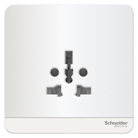 Bộ Ổ Cắm Đơn Đa Năng 16A Màu Trắng Schneider AvatarOn Mã E83426TS_WE_G19