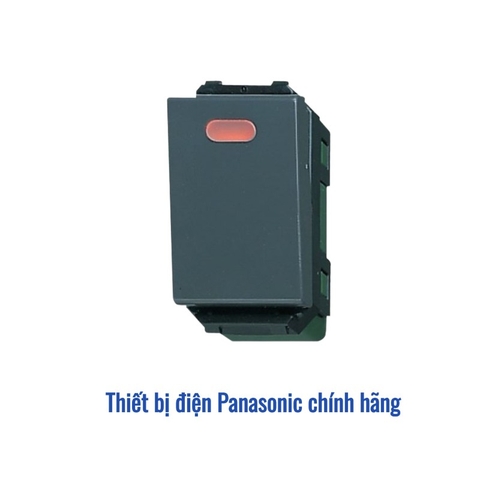 Công tắc 2 cực Panasonic WEV5033-7H - 20A có đèn báo (Xám ánh kim)