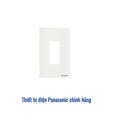 Mặt cho Aptomat MCB 1 cực Panasonic WEV7001MW - Trắng Ánh Kim Cao Cấp