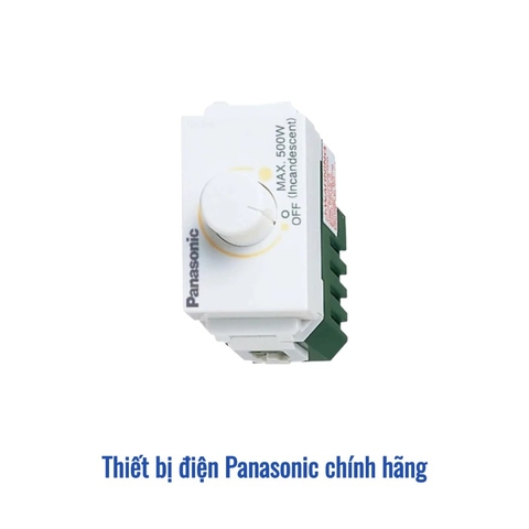 Dimmer đèn Panasonic WEG575151SW màu trắng - Có chức năng Bật/Tắt