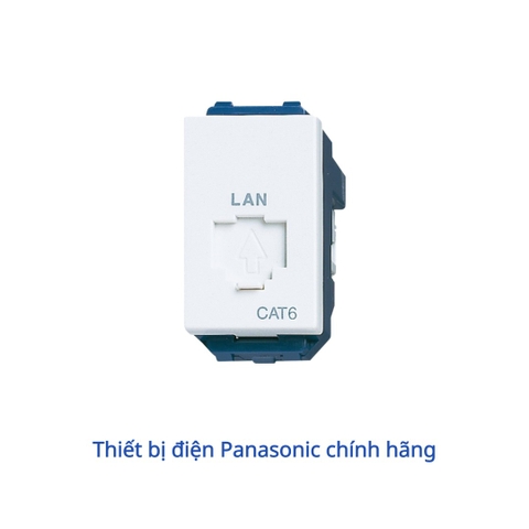 Hạt mạng Panasonic CAT6 WEV24886SW | Ổ cắm LAN dòng Wide