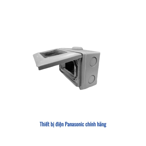 Hộp có nắp che mưa Panasonic WEG8973LH-VN - Màu Xám Ánh Kim