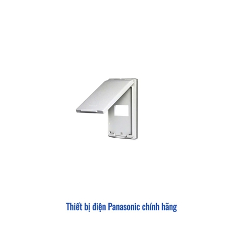 Mặt 1 thiết bị có nắp che mưa Panasonic WEG7901SWK-VN - Màu Trắng