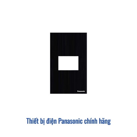 Mặt 1 thiết bị Panasonic WEV68010MB - Màu Đen Ánh Kim (Refina)