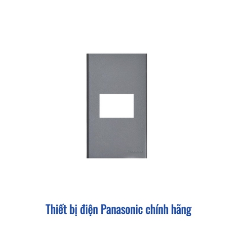 Mặt 1 thiết bị Panasonic WEV68010MH - Màu Xám Ánh Kim (Refina)