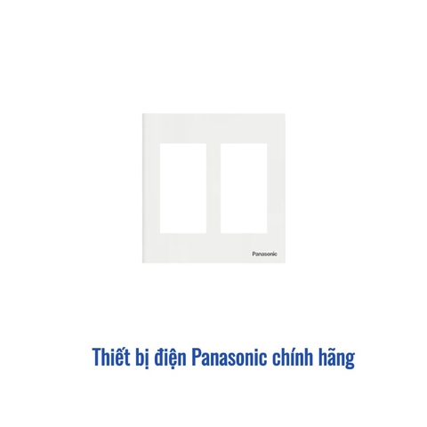 Mặt 6 thiết bị Panasonic WEV68060MW - Màu Trắng Ánh Kim (Refina)