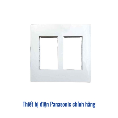 Mặt che 6 lỗ Panasonic WEV68060SW màu trắng (2 Gangs - 6 Devices)