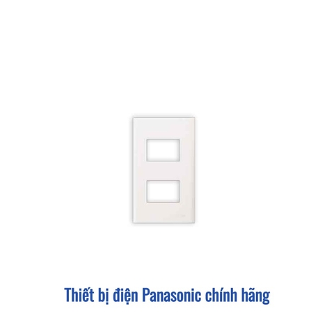 Mặt dùng cho 2 thiết bị Panasonic WEV68020SW - Dòng Wide Series