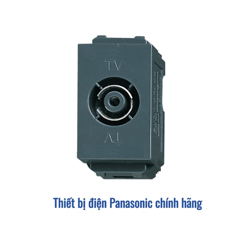 Ổ cắm anten Tivi Panasonic WEV2501H - Màu Xám Ánh Kim